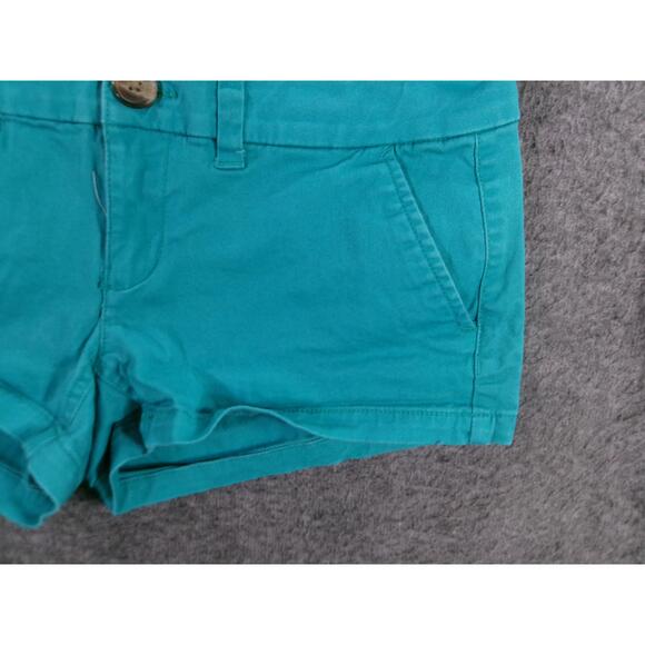 American Eagle Shorts Womens 4 Teal Shortie Casual Preppy Beachy Summer Chic - Picture 2 of 12